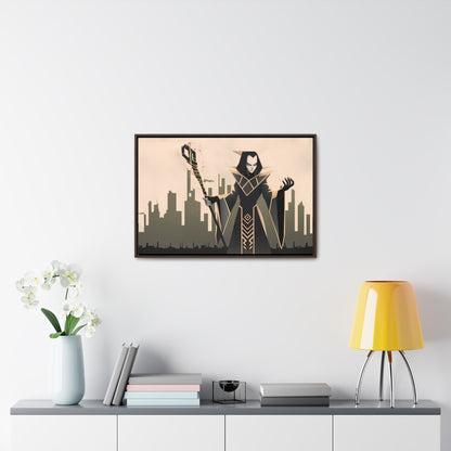 Shadow Sovereign of the Forsaken City - Gallery Canvas Wraps, Horizontal Frame