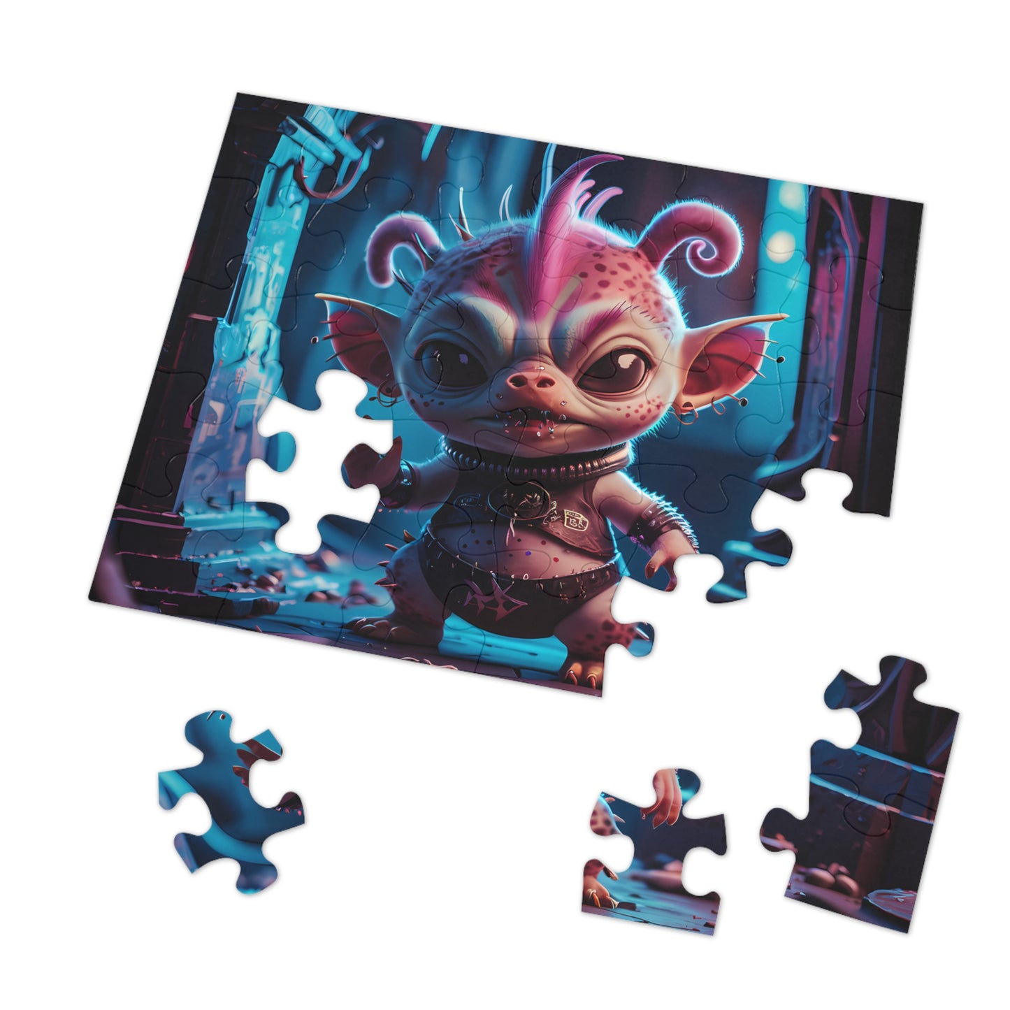 Punk Goblin Street Encounter - Jigsaw Puzzle (30, 110, 252, 500,1000-Piece)