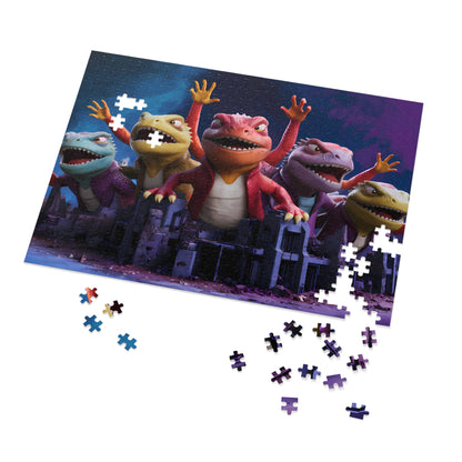 Lizard Band Invasion - Jigsaw Puzzle (30, 110, 252, 500,1000-Piece)