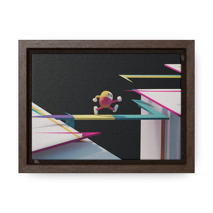 "Leaping Through Dimensions" - Gallery Canvas Wraps, Horizontal Frame