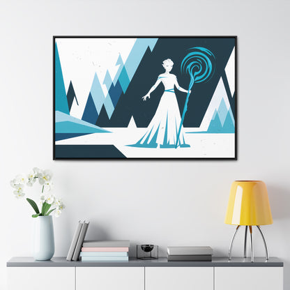 Winter's Embrace - Gallery Canvas Wraps, Horizontal Frame