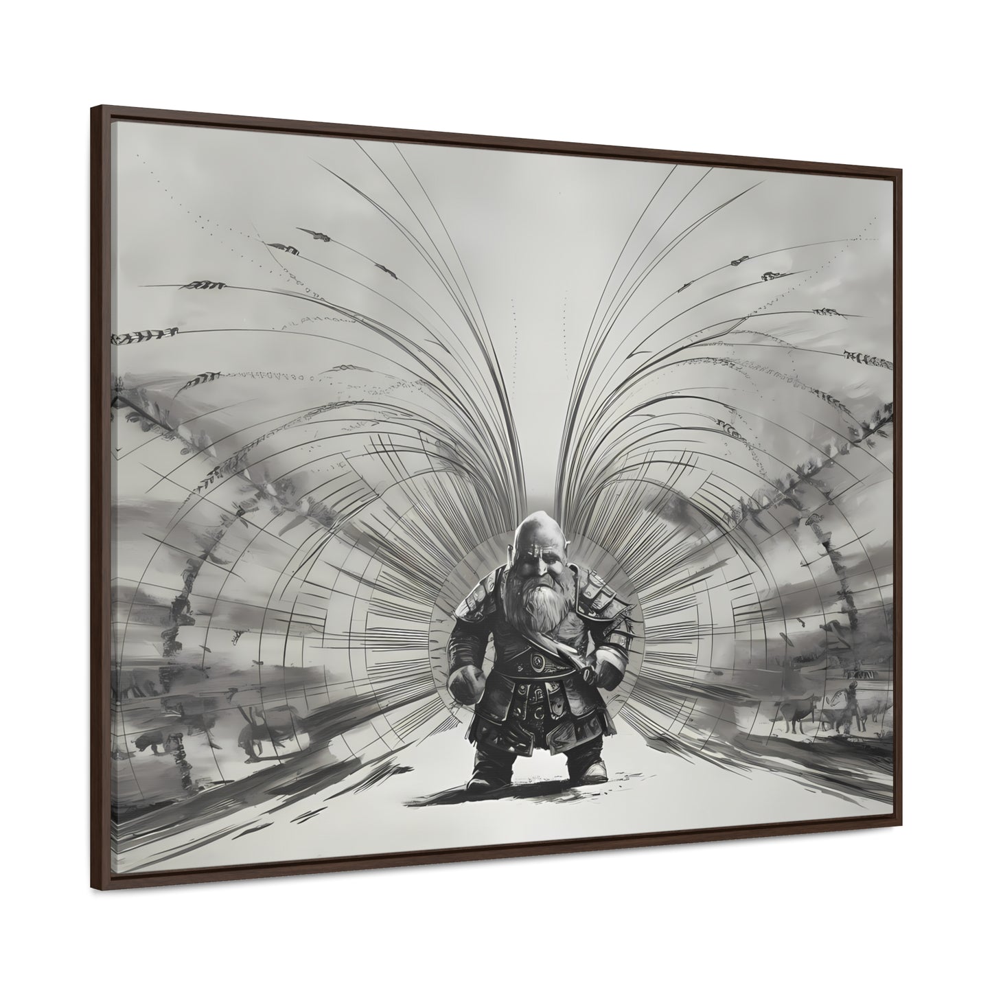 Guardian of the Elemental Winds - Gallery Canvas Wraps, Horizontal Frame