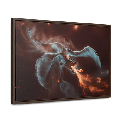 Celestial Inferno Dragon - Gallery Canvas Wraps, Horizontal Frame