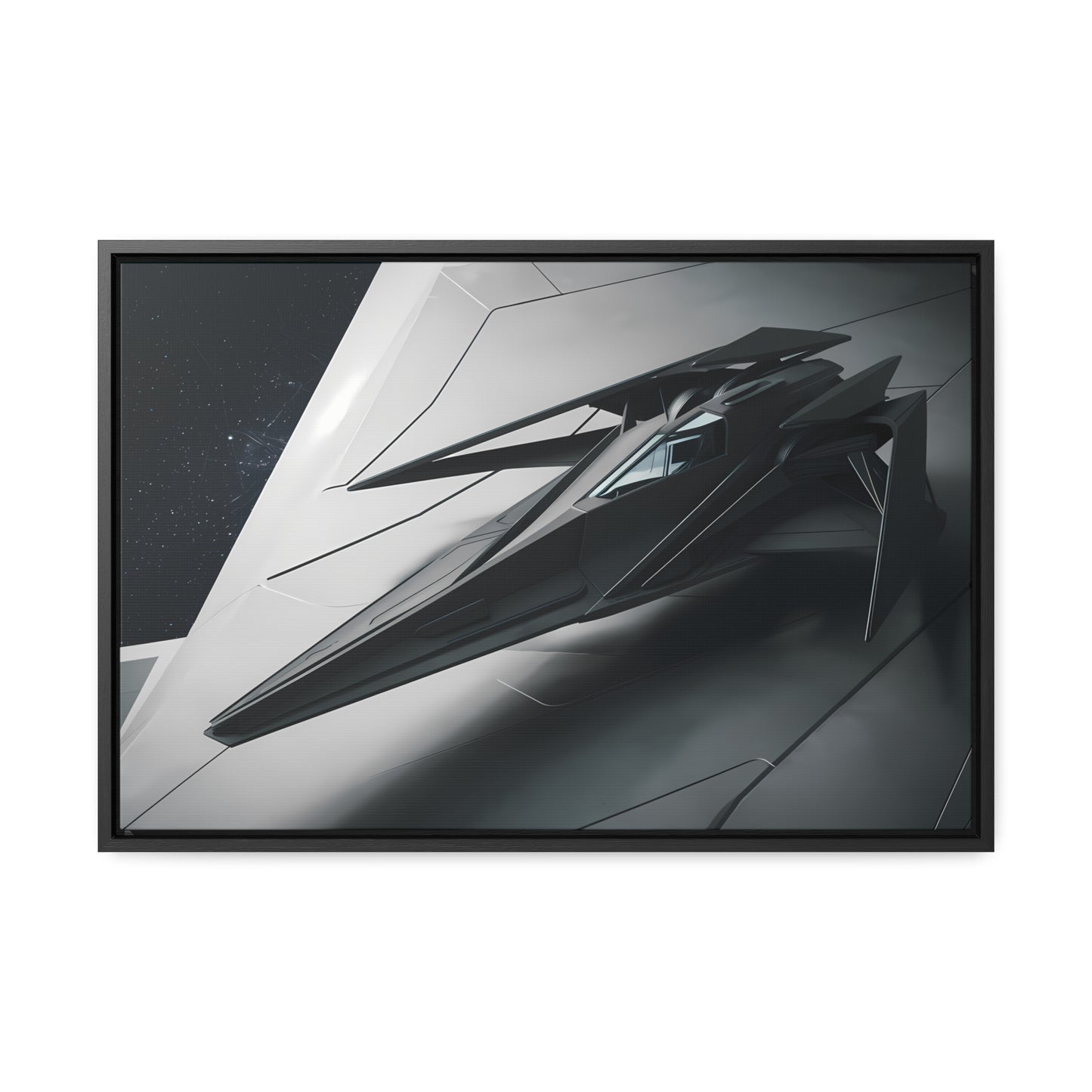 Starlance Stealth Interceptor - Gallery Canvas Wraps, Horizontal Frame