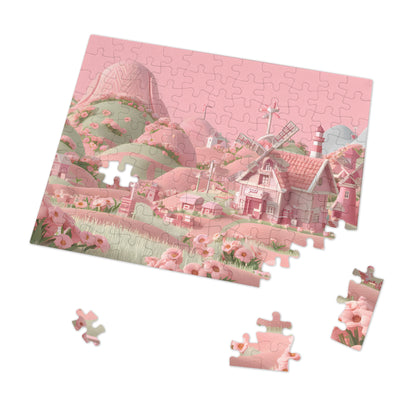 Whimsical Pastel Meadows - Jigsaw Puzzle (30, 110, 252, 500,1000-Piece)