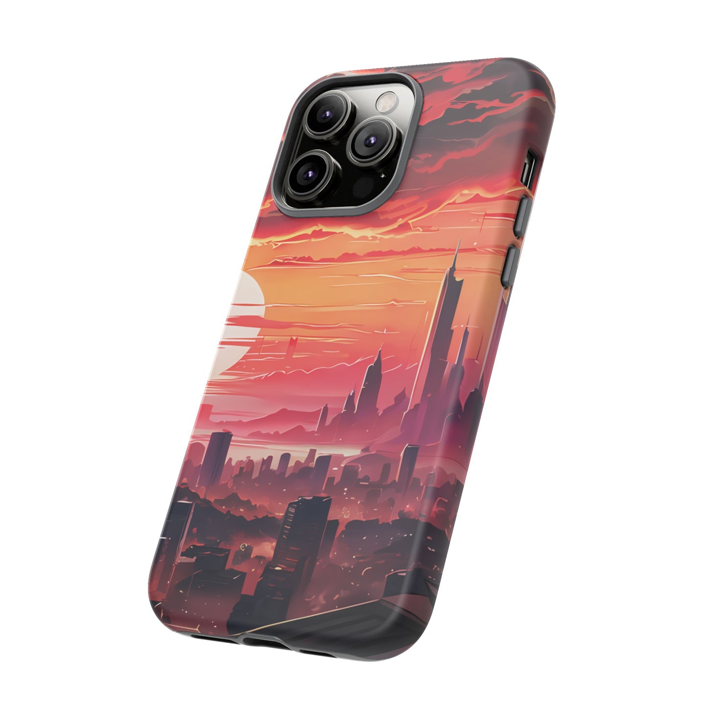 Anime City at Dawn - Smartphone Tough Cases