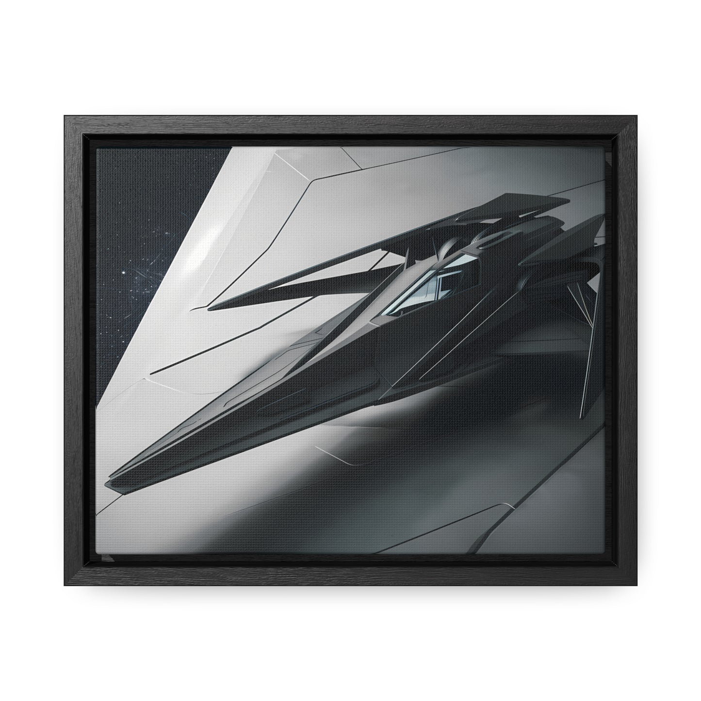 Starlance Stealth Interceptor - Gallery Canvas Wraps, Horizontal Frame