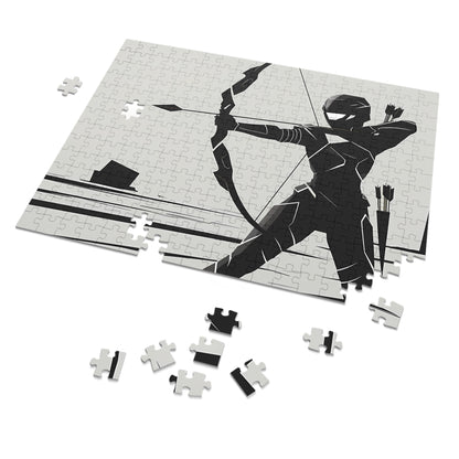 Archer in Shadow Armor - Jigsaw Puzzle (30, 110, 252, 500,1000-Piece)