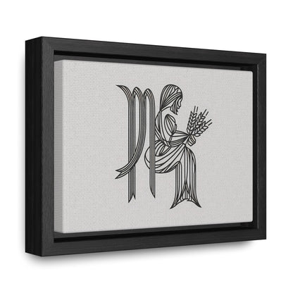 Virgo Lines - Gallery Canvas Wraps, Horizontal Frame