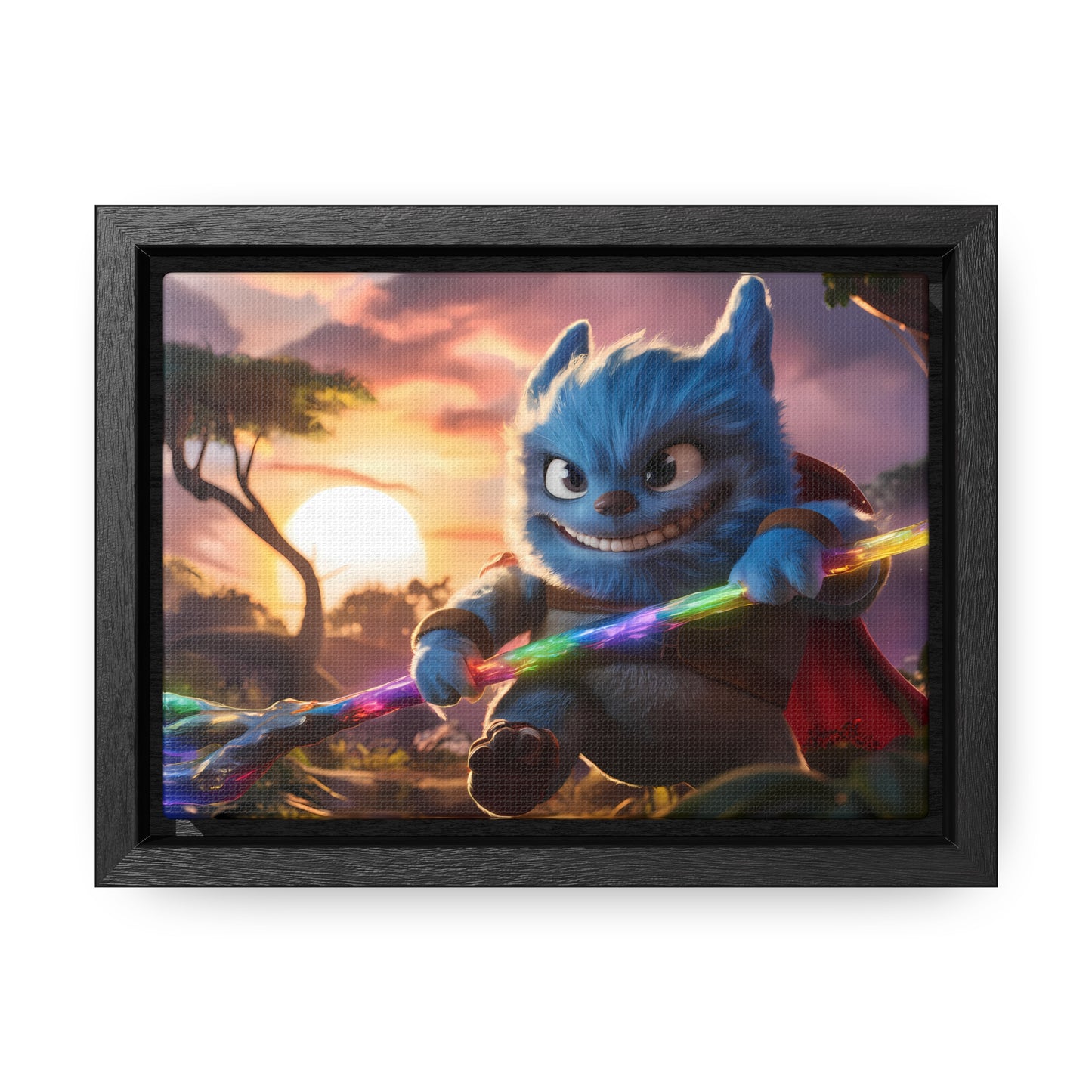 Guardian of the Enchanted Forest - Gallery Canvas Wraps, Horizontal Frame