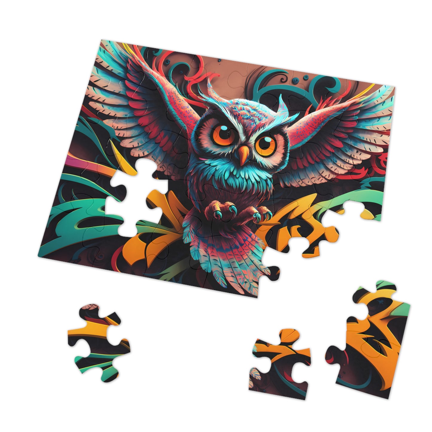 Vibrant Nocturnal Symphony - Jigsaw Puzzle (30, 110, 252, 500,1000-Piece)