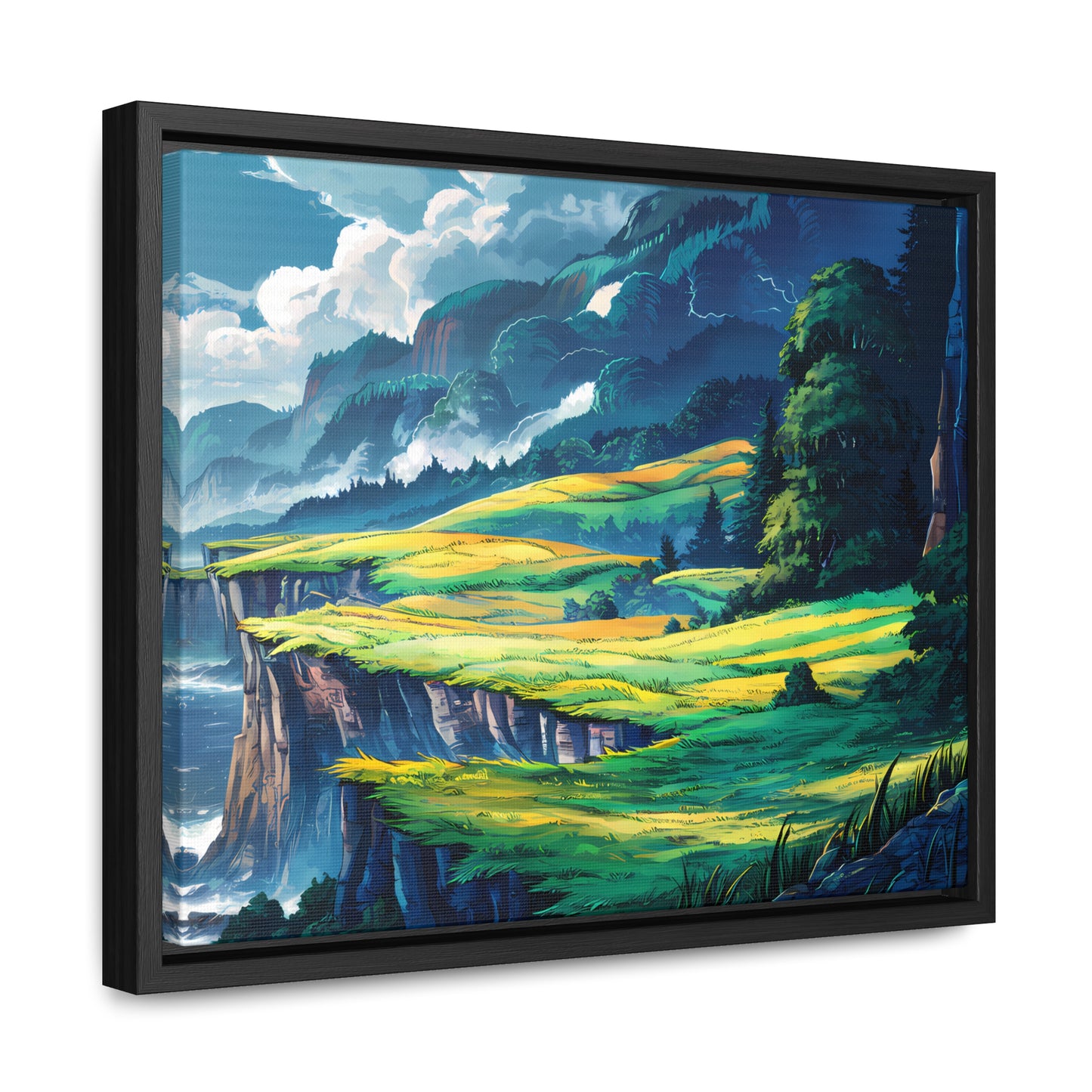 Edge of the Wild Coast - Gallery Canvas Wraps, Horizontal Frame