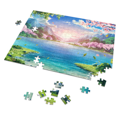 Serenity in Bloom - Jigsaw Puzzle (30, 110, 252, 500,1000-Piece)