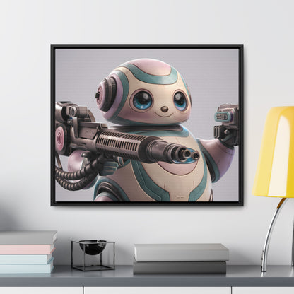 "Adorable Defender" - Gallery Canvas Wraps, Horizontal Frame