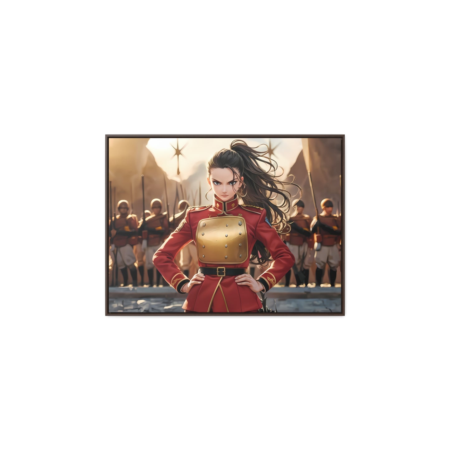 Commander of the Crimson Legion - Gallery Canvas Wraps, Horizontal Frame