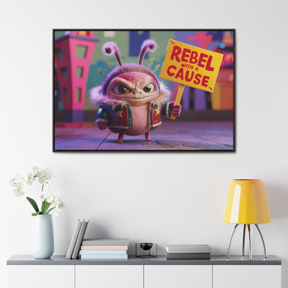 Rebel with a Cause - Gallery Canvas Wraps, Horizontal Frame