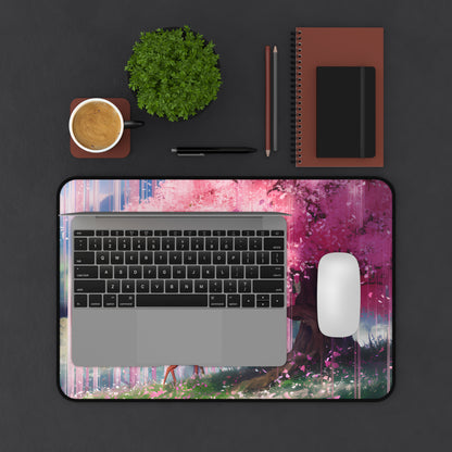 Whispers of the Sakura Forest - Desk Mat