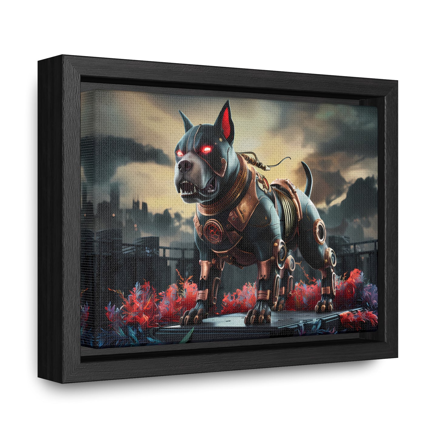 Cyberhound Sentinel - Gallery Canvas Wraps, Horizontal Frame