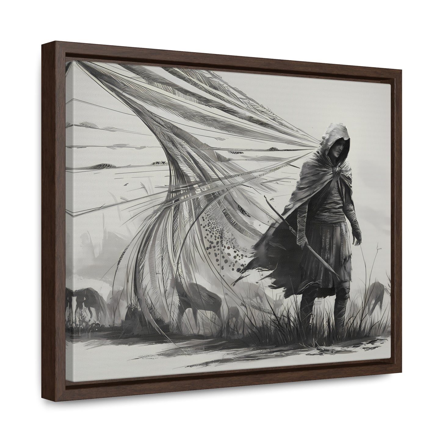 Whispers of the Windwalker - Gallery Canvas Wraps, Horizontal Frame