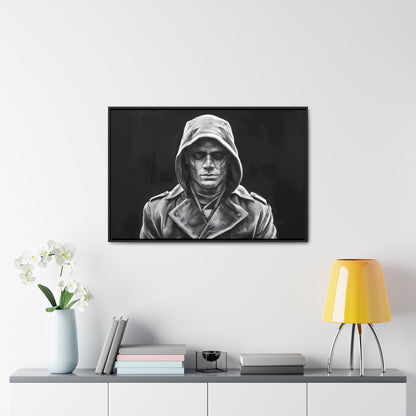 The Shadowed Sentinel - Gallery Canvas Wraps, Horizontal Frame