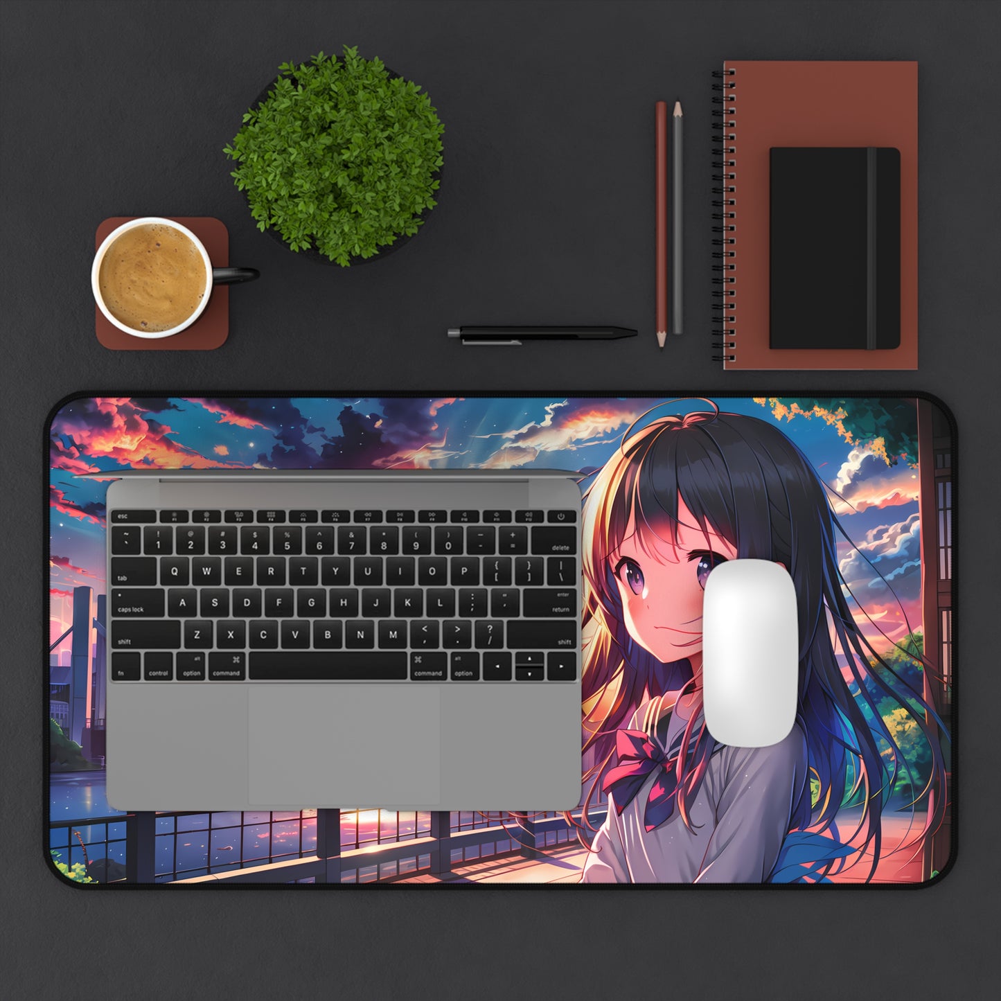 "Twilight Reflections" - Desk Mat