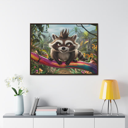 Jungle Mischief - Gallery Canvas Wraps, Horizontal Frame