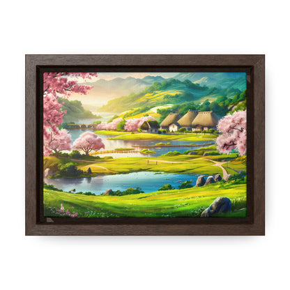 Serenity in Spring Meadows - Gallery Canvas Wraps, Horizontal Frame