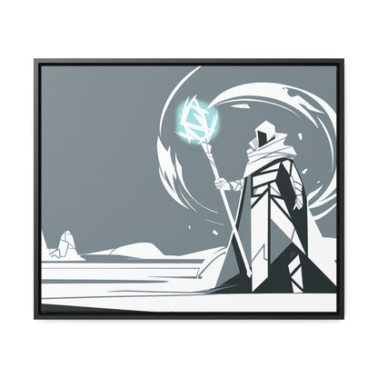 Mage of the Frozen Wastes - Gallery Canvas Wraps, Horizontal Frame