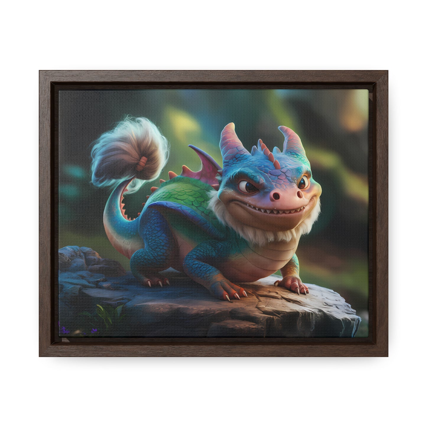 Guardian of the Enchanted Grove - Gallery Canvas Wraps, Horizontal Frame