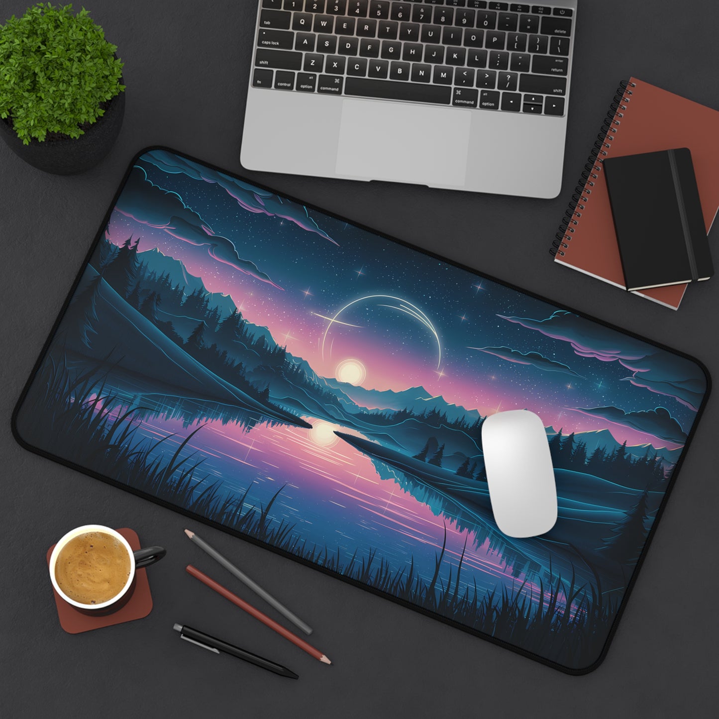 Magical Night Sky 2 - Desk Mat