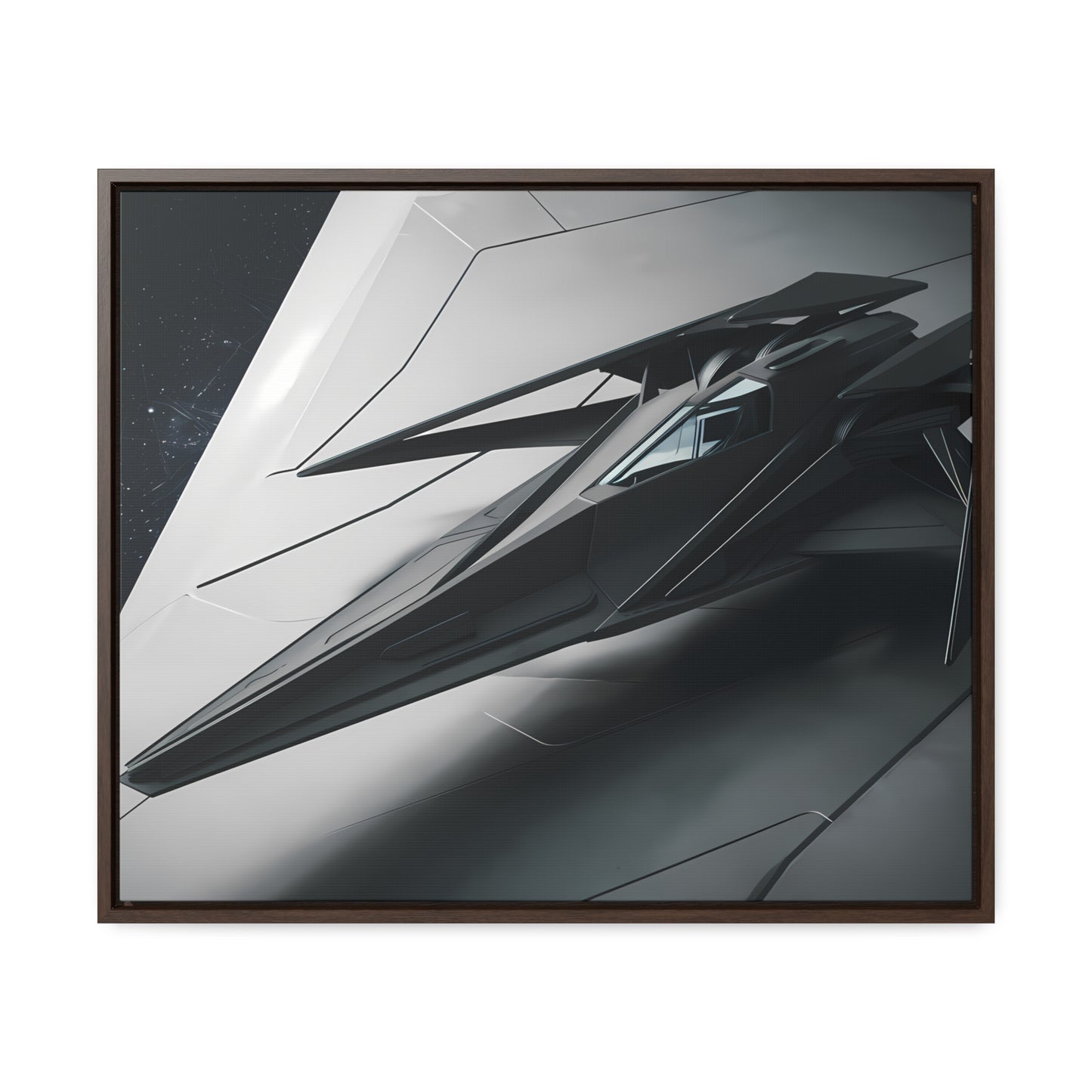 Starlance Stealth Interceptor - Gallery Canvas Wraps, Horizontal Frame