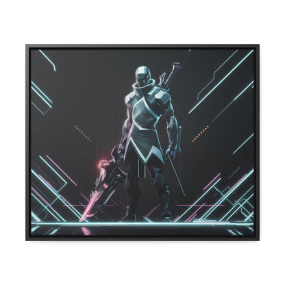 Cybernetic Vanguard - Gallery Canvas Wraps, Horizontal Frame