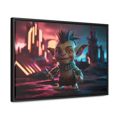 Goblin of the Neon Wastelands - Gallery Canvas Wraps, Horizontal Frame