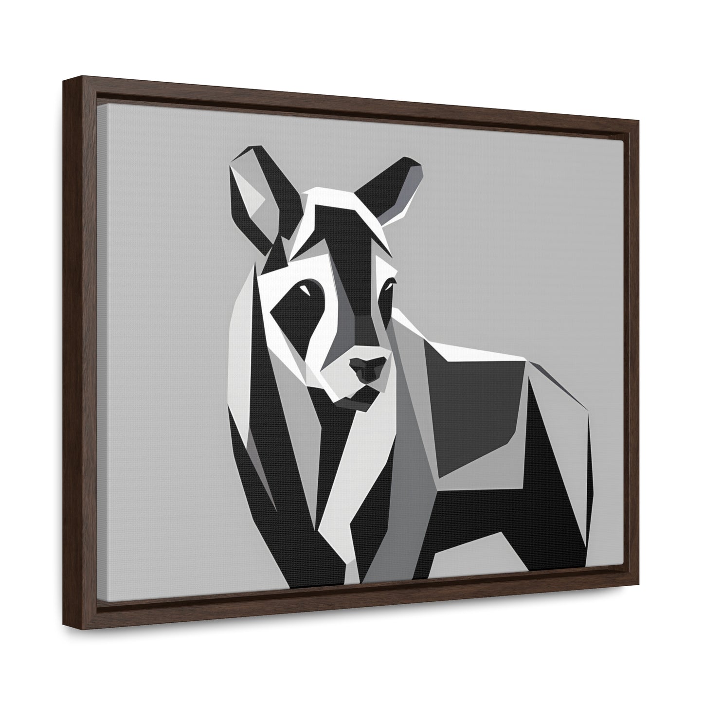 Monochrome Geometry - Gallery Canvas Wraps, Horizontal Frame