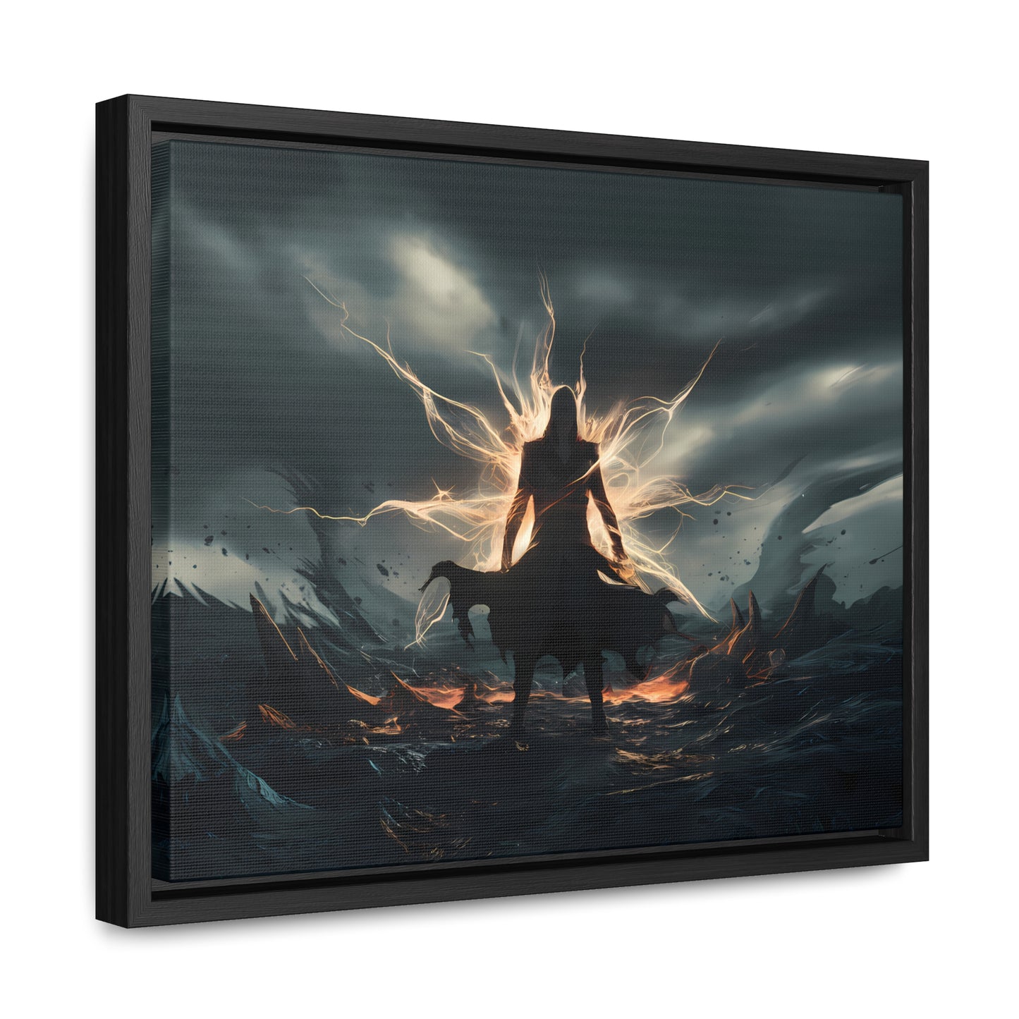 Eclipse of the Dark Conqueror - Gallery Canvas Wraps, Horizontal Frame