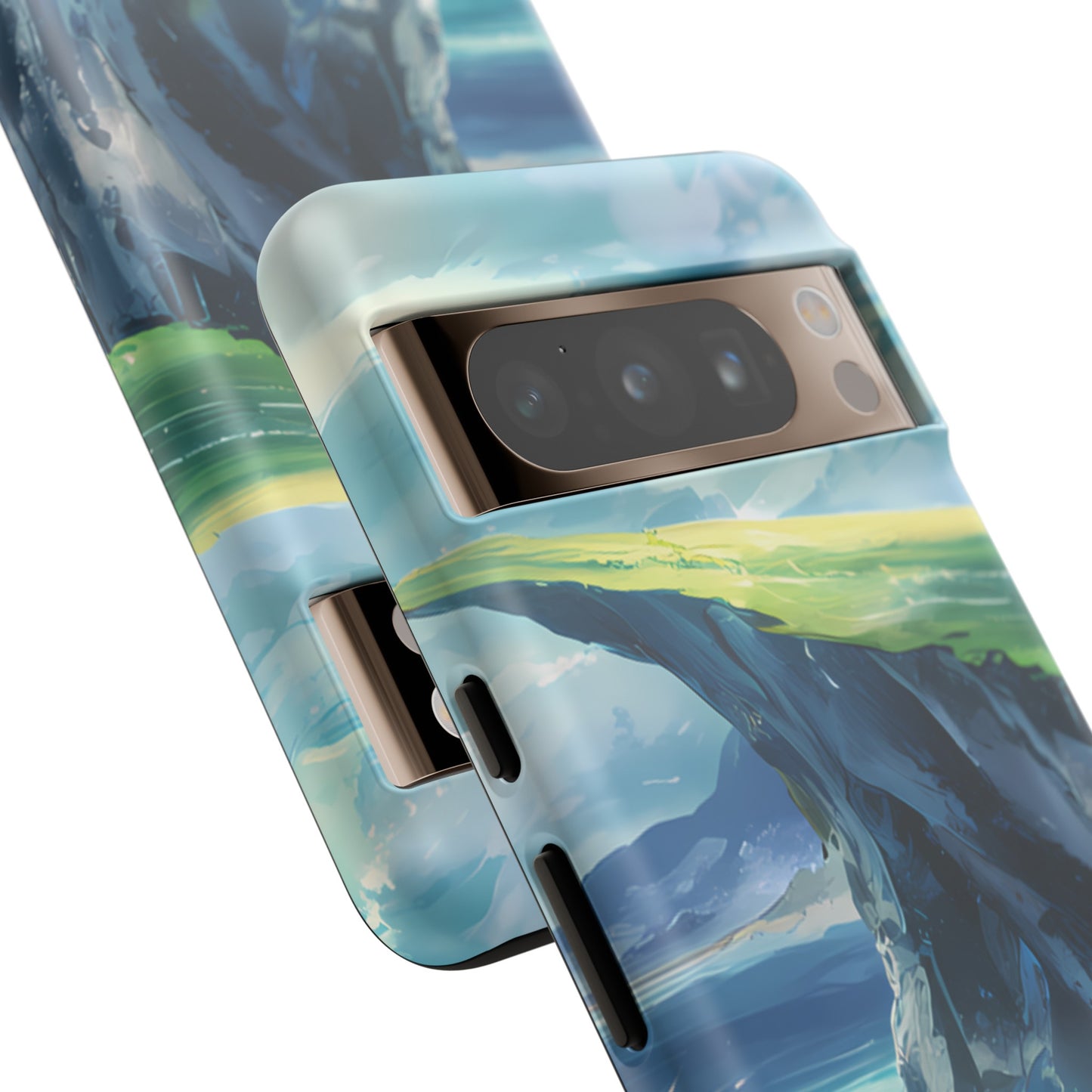 Anime Cliff by the Sea - Smartphone Tough Cases