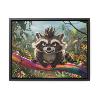 Jungle Mischief - Gallery Canvas Wraps, Horizontal Frame