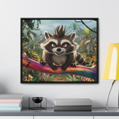 Jungle Mischief - Gallery Canvas Wraps, Horizontal Frame