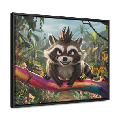 Jungle Mischief - Gallery Canvas Wraps, Horizontal Frame