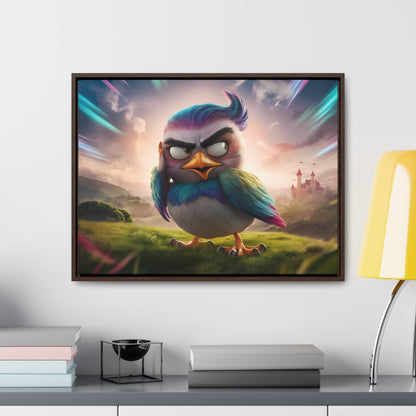 Feathered Fury: The Guardian of the Sky - Gallery Canvas Wraps, Horizontal Frame