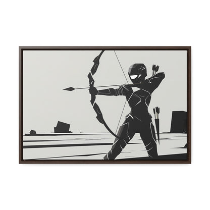 Silent Hunter - Gallery Canvas Wraps, Horizontal Frame