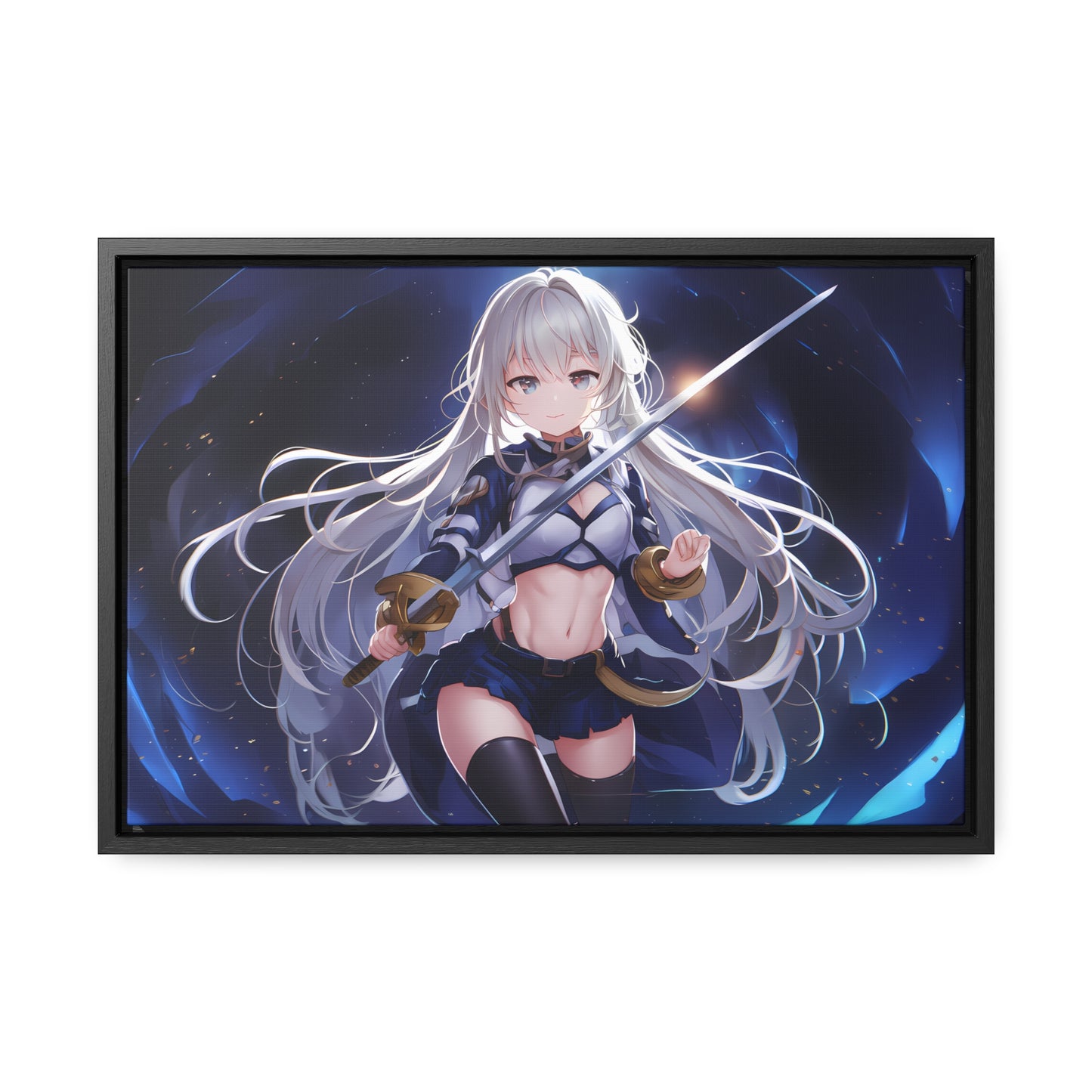 Blade of the Celestial Knight - Gallery Canvas Wraps, Horizontal Frame