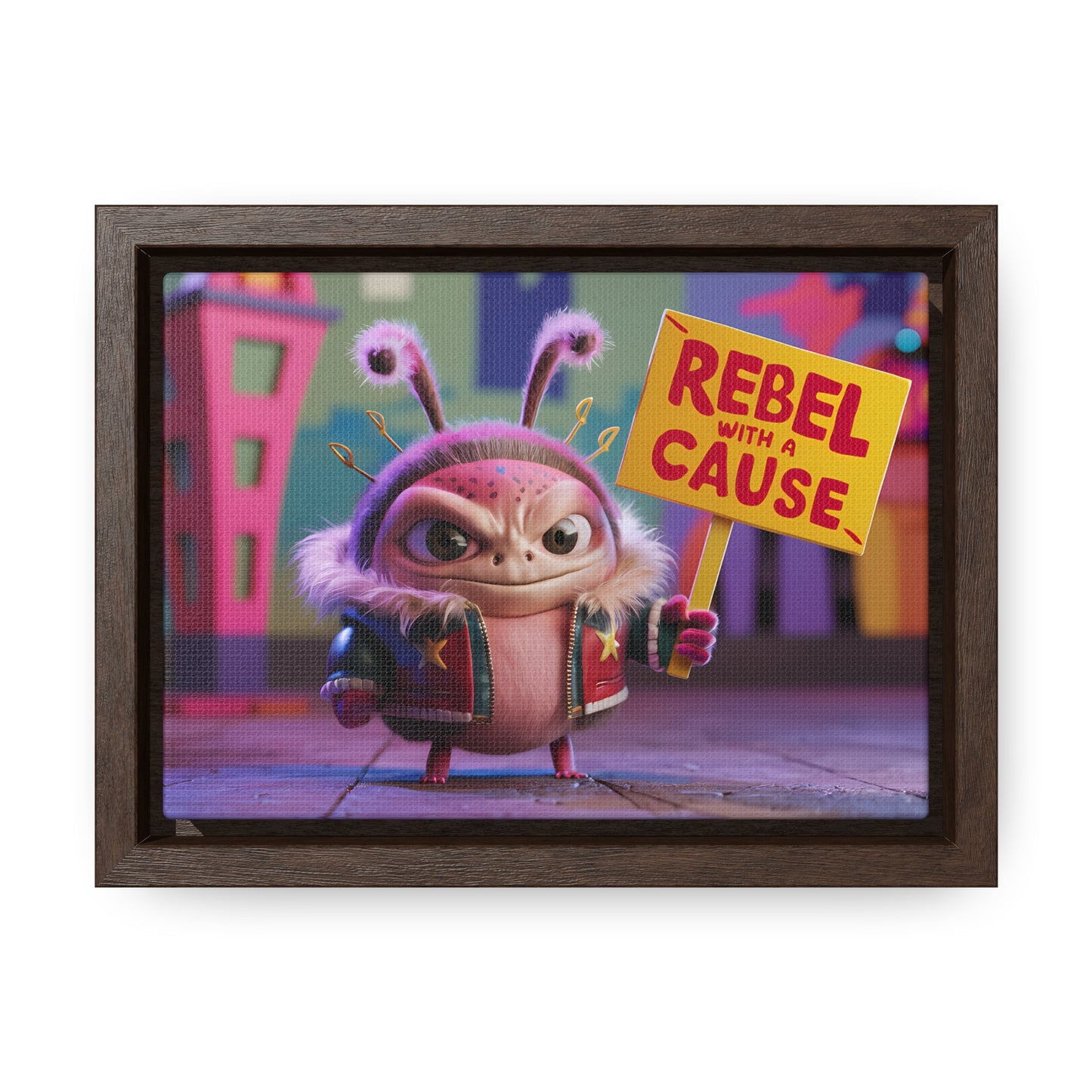 Rebel with a Cause - Gallery Canvas Wraps, Horizontal Frame