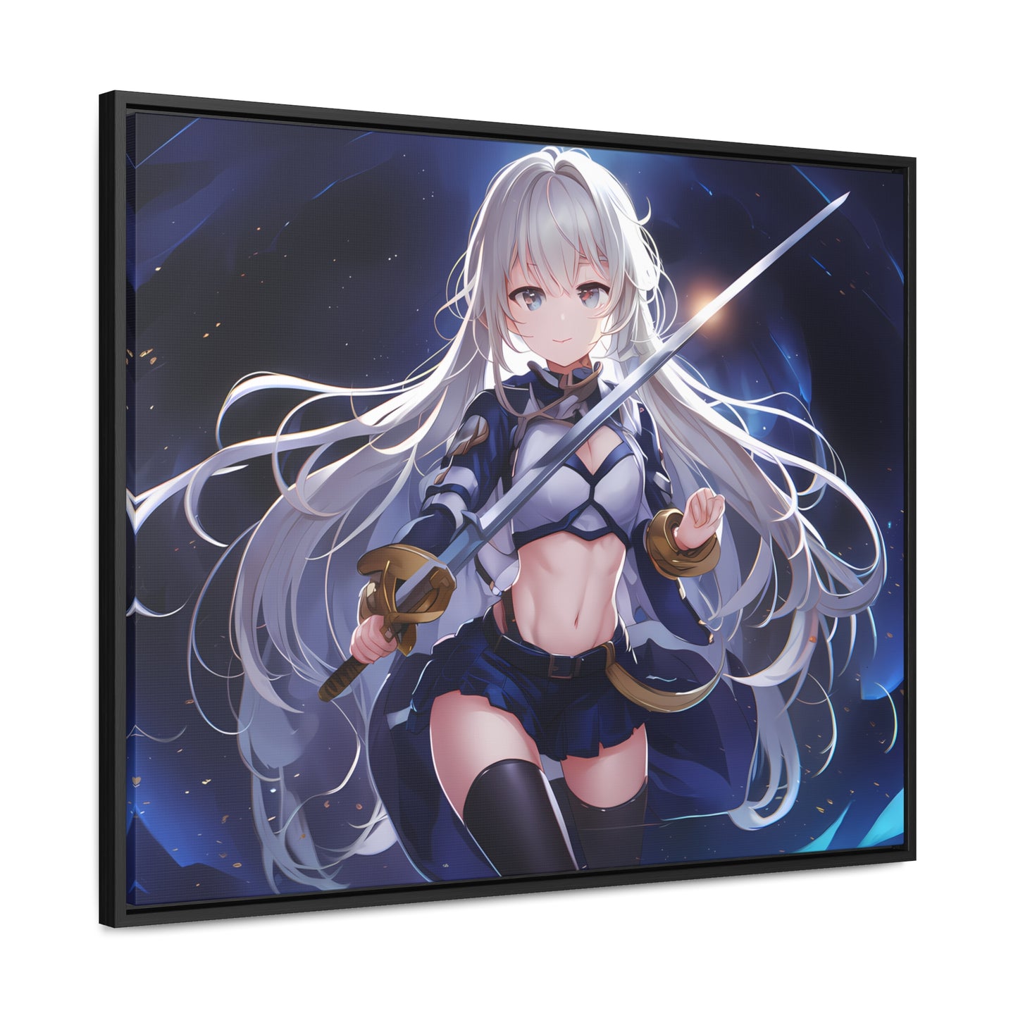 Blade of the Celestial Knight - Gallery Canvas Wraps, Horizontal Frame