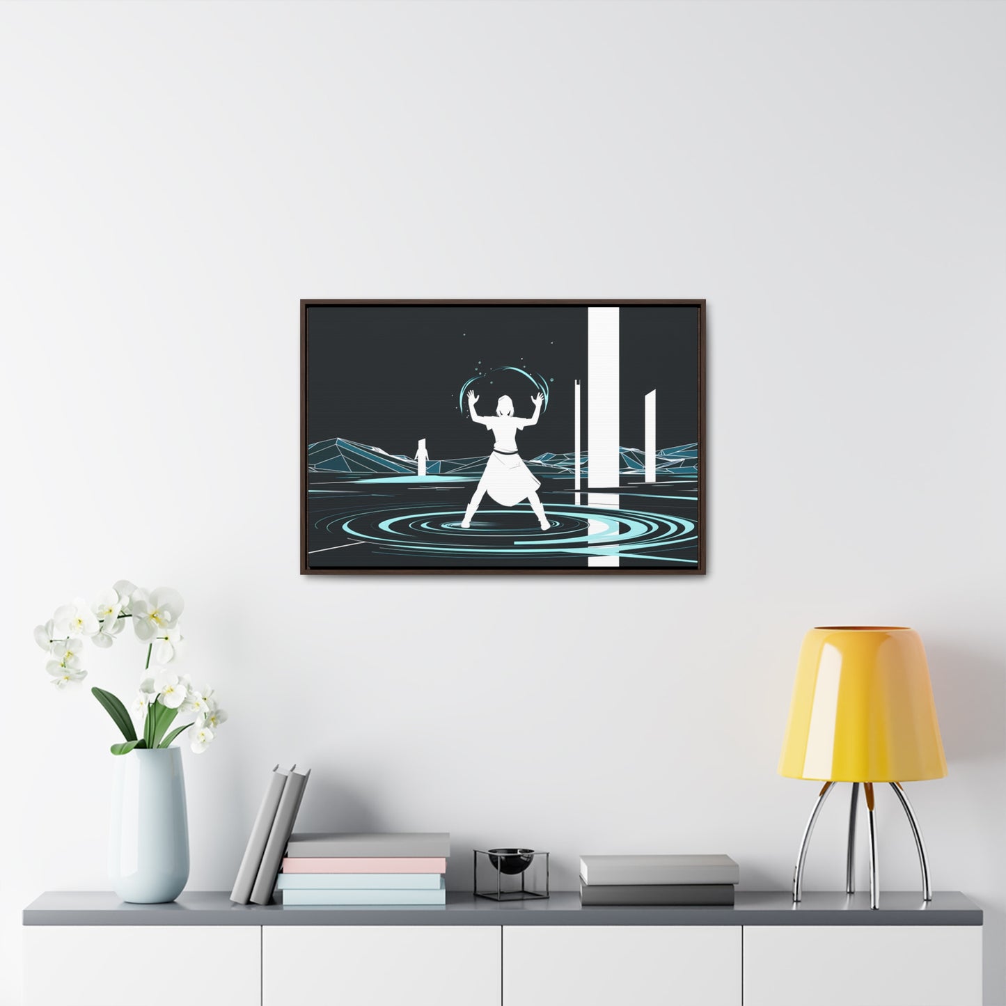 Resonance of the Void - Gallery Canvas Wraps, Horizontal Frame