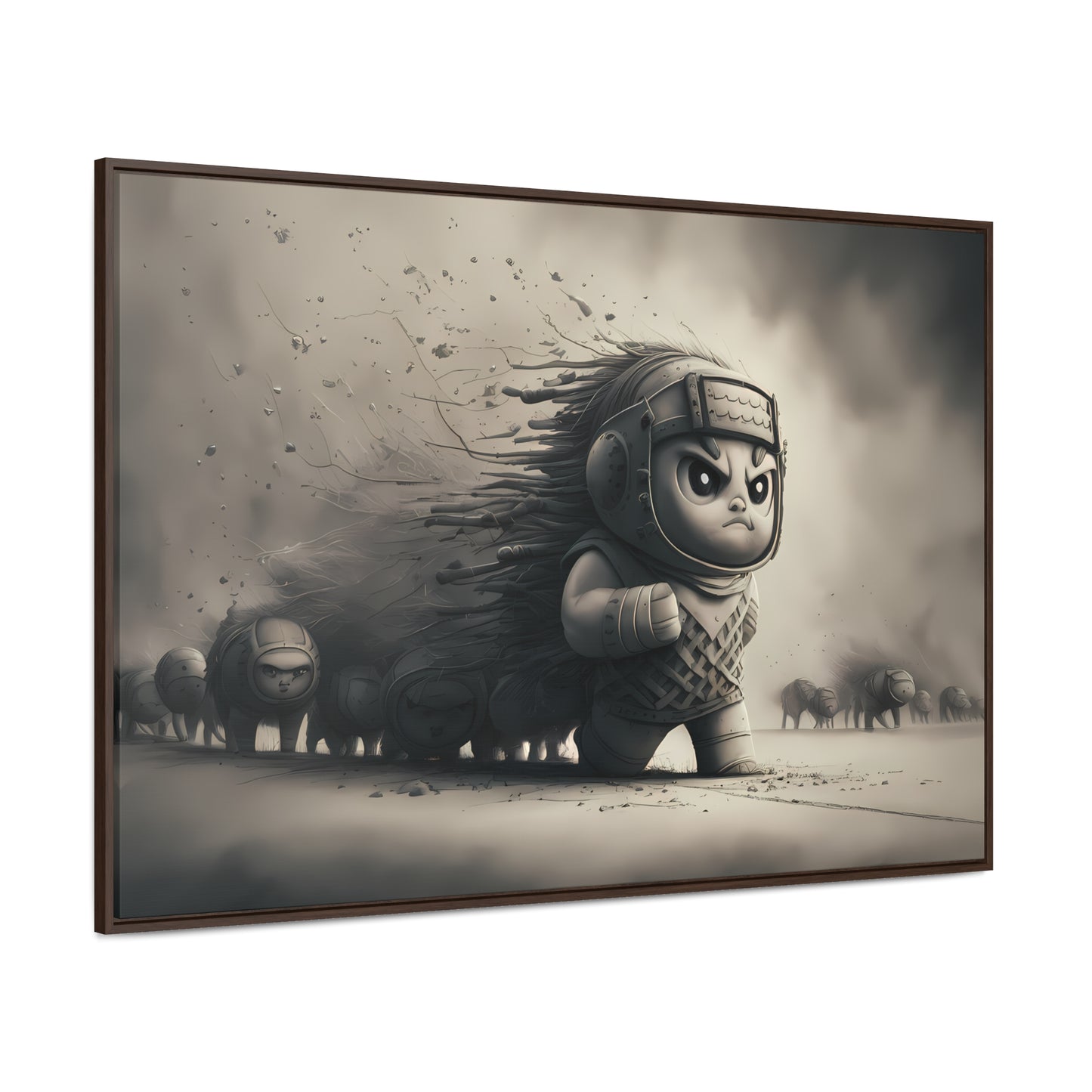 March of the Determined - Gallery Canvas Wraps, Horizontal Frame