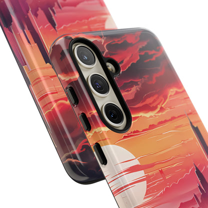 Anime City at Dawn - Smartphone Tough Cases