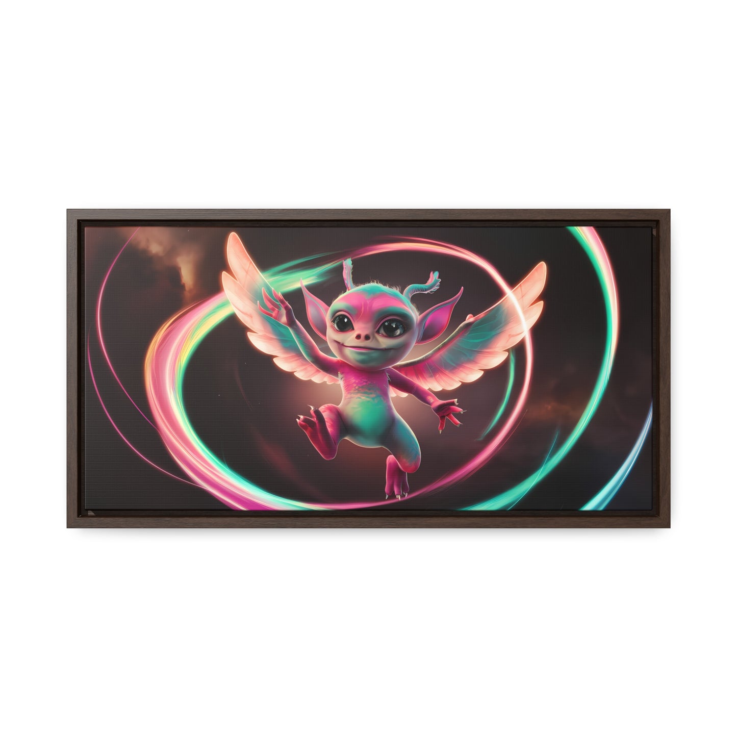 Wings of Radiant Joy - Gallery Canvas Wraps, Horizontal Frame