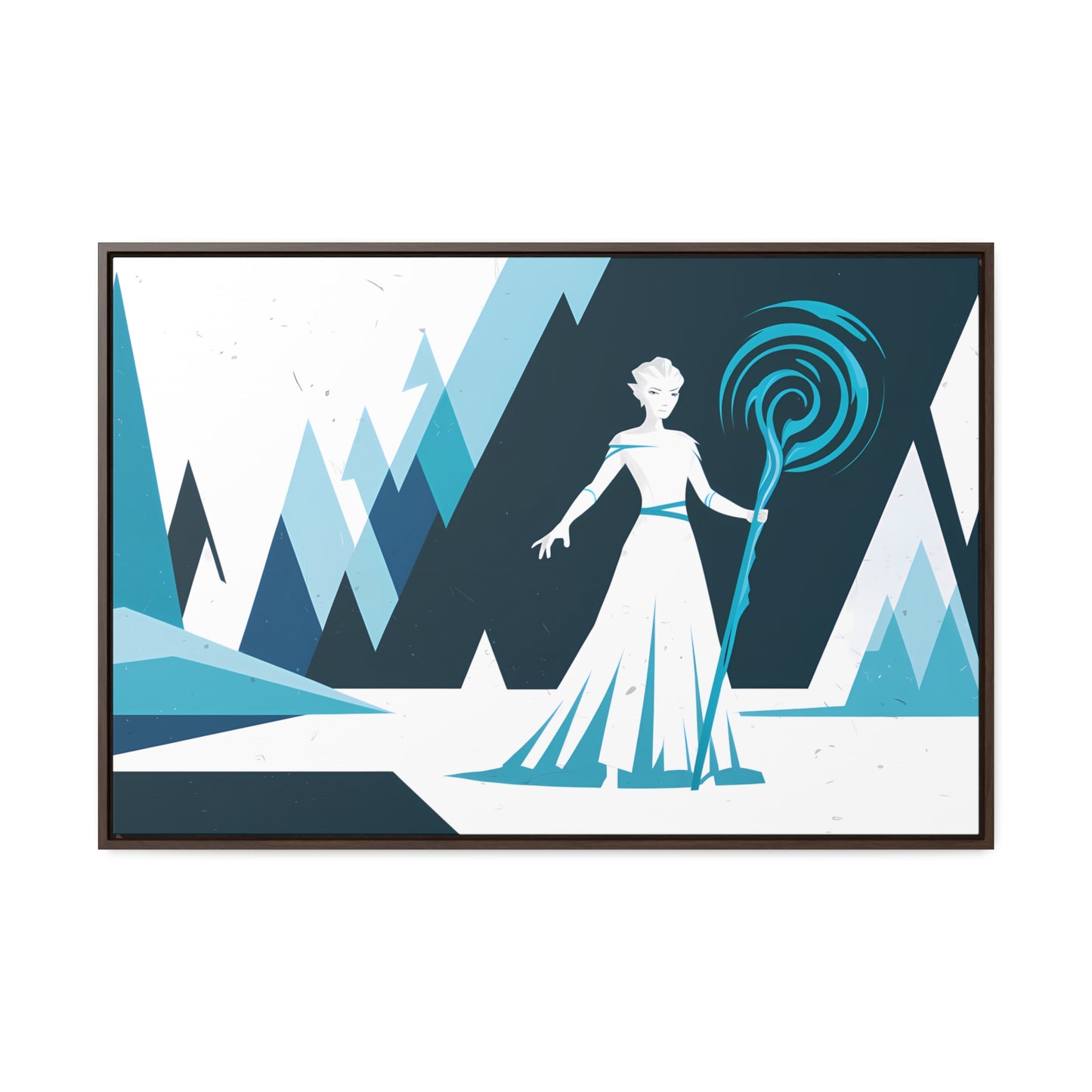 Winter's Embrace - Gallery Canvas Wraps, Horizontal Frame