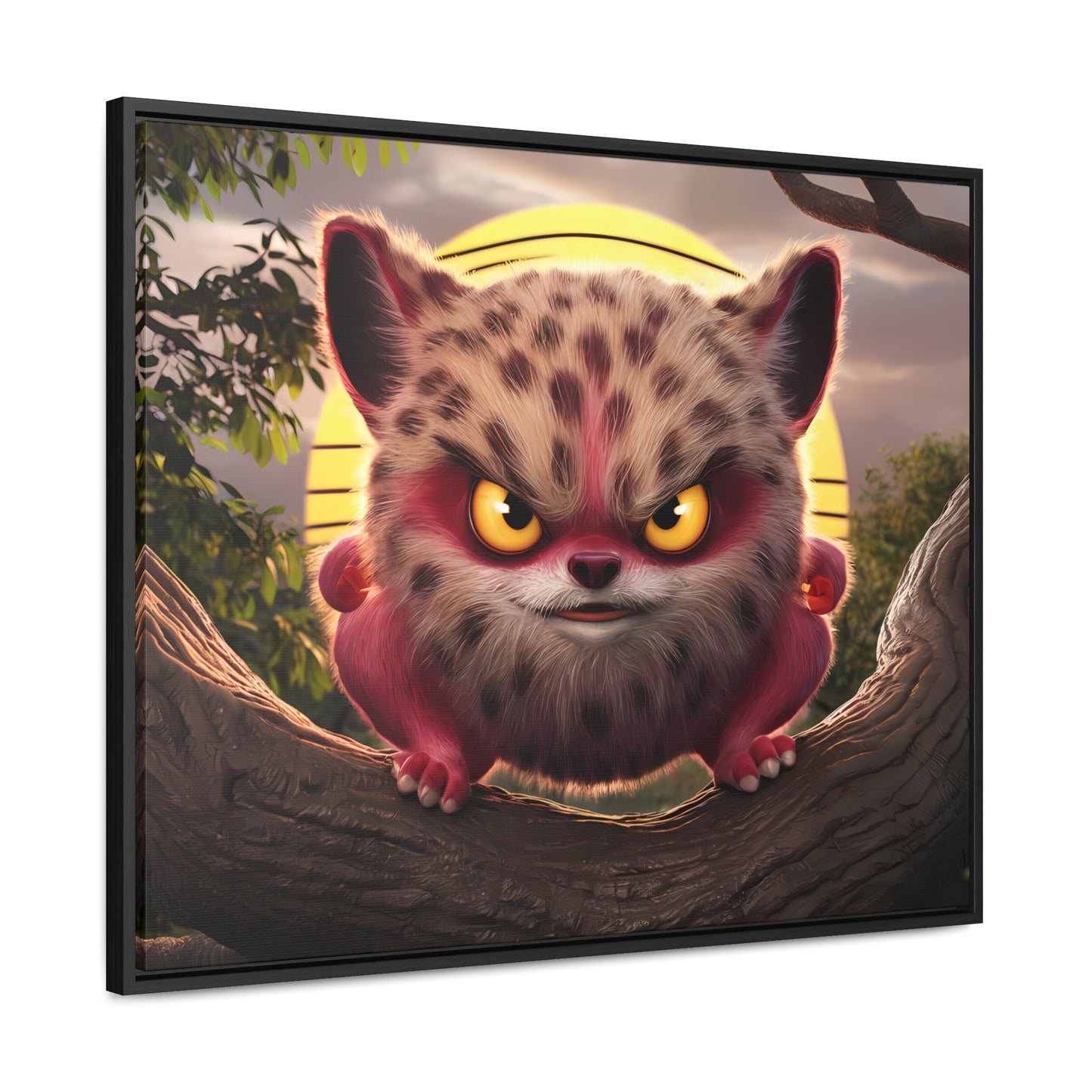 Guardian of the Sunset Forest - Gallery Canvas Wraps, Horizontal Frame